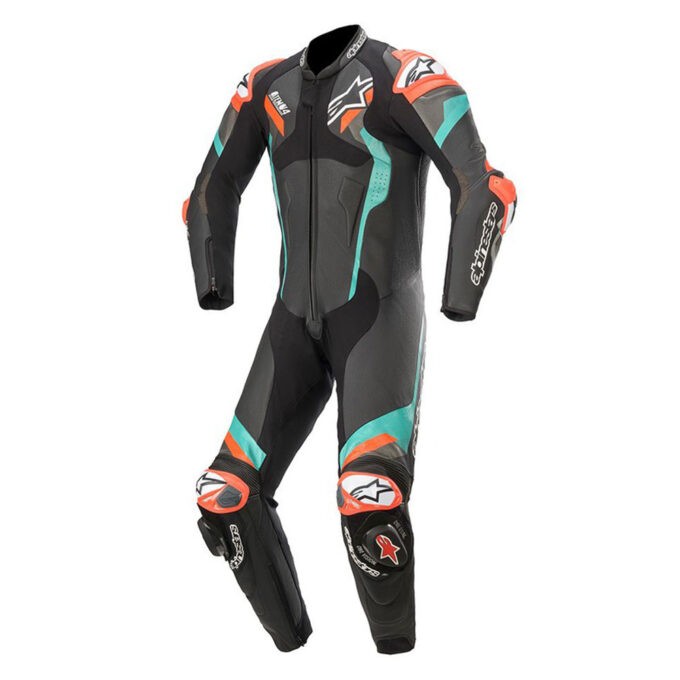 Alpinestars Atem 4 2022 čierna/modrá/červená fluo - 48