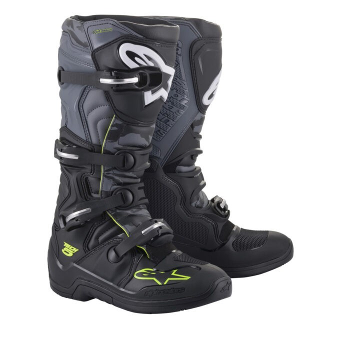 Alpinestars Tech 5 černá/šedá/žlutá fluo 2022 čierna/šedá/žltá fluo - 38