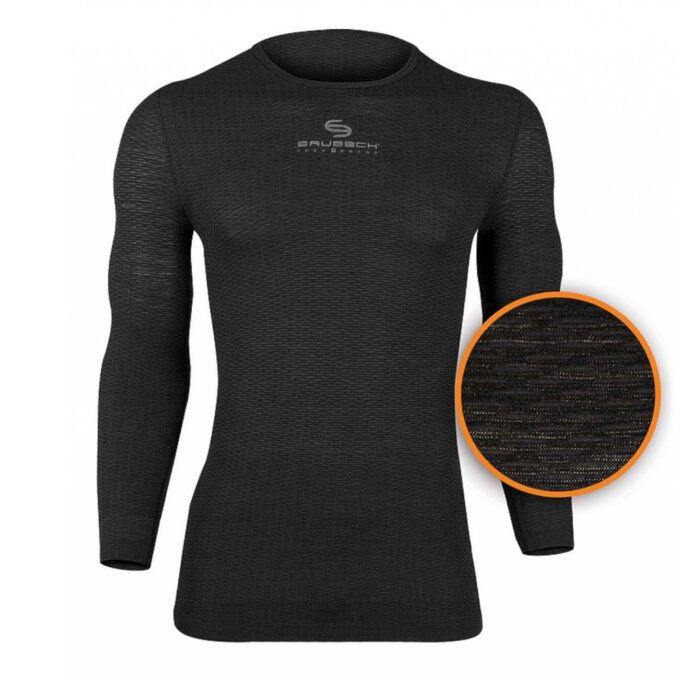 Brubeck Base Layer s dlouhým rukávem Graphite - S