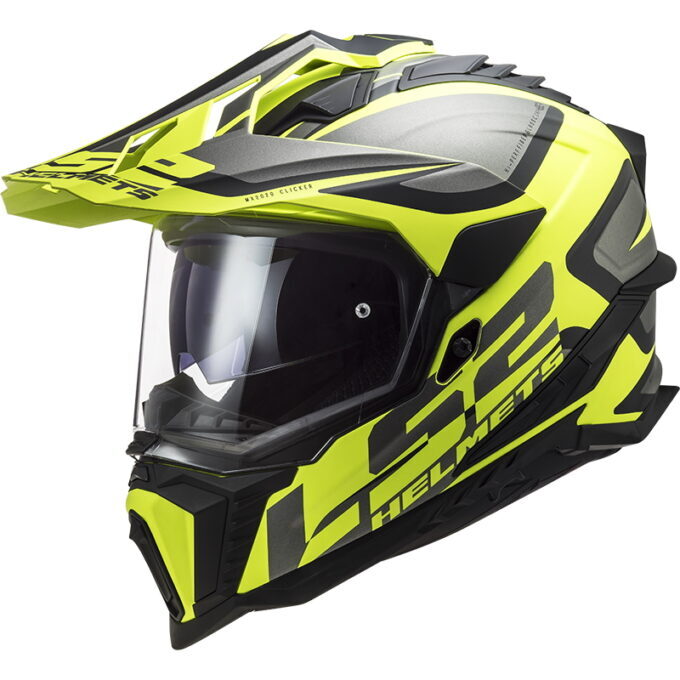 LS2 Explorer Alter Matt Black H-V Yellow - M (57-58)