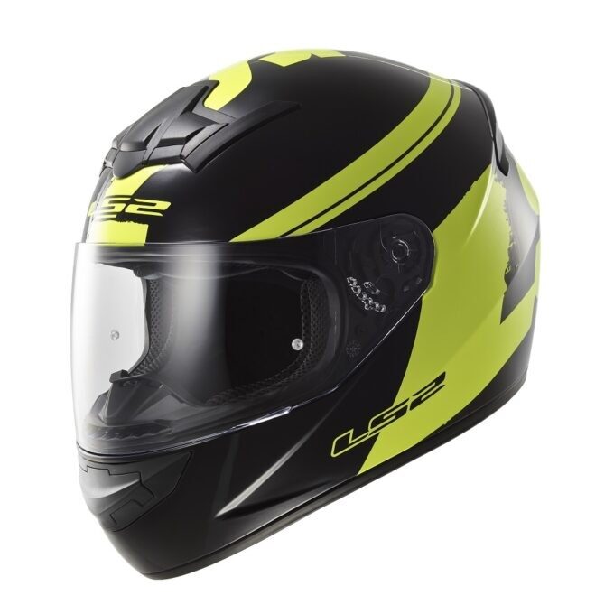 LS2 Fluo Black-Hi-Vis Yellow XS (53-54)