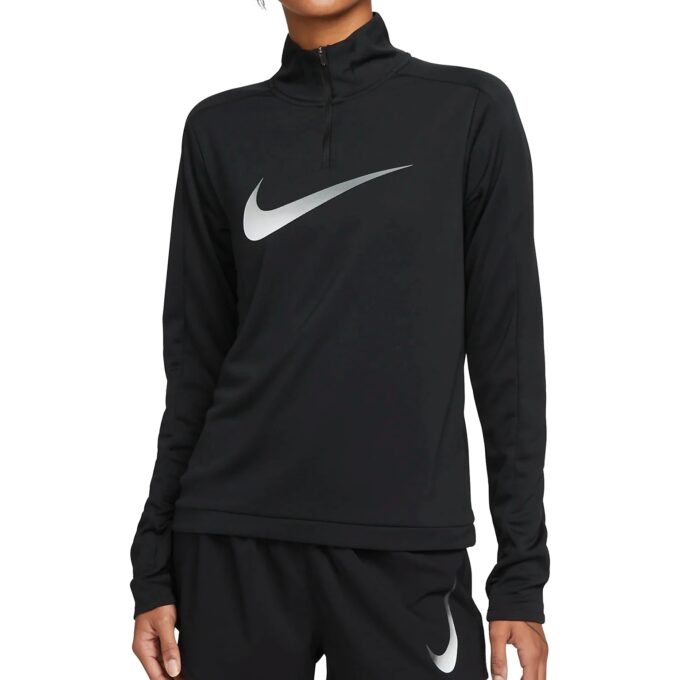 NIKE W NK Dám. pulóver DF SWOOSH HBR HZ Farba: čierna