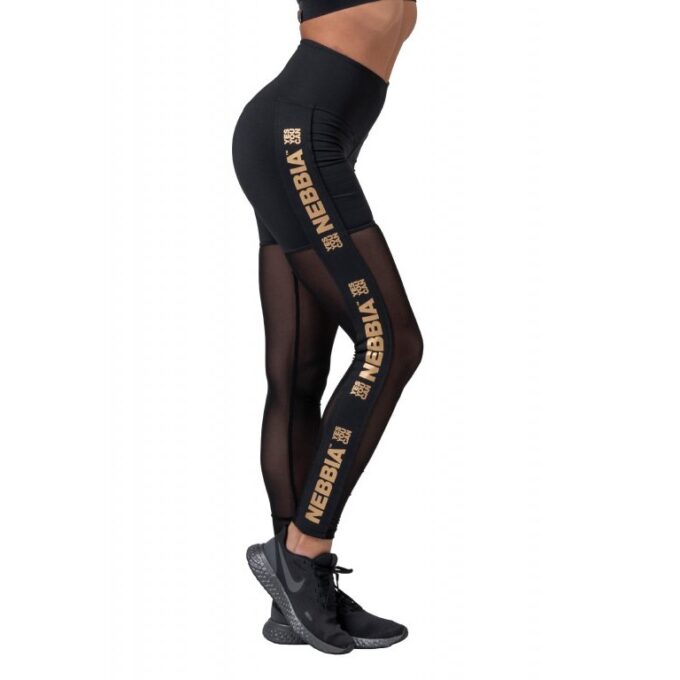 Nebbia Gold Mesh 829 Black - XS