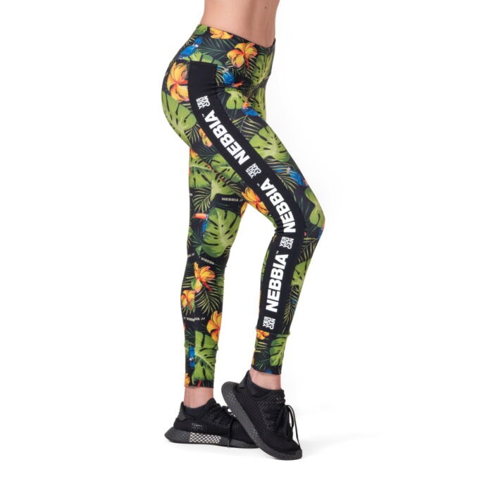 Nebbia High Waist Performance Leggings 567 Jungle Green - XS