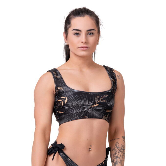 Nebbia Miami Sporty Bralette 554 Volcanic Black - M