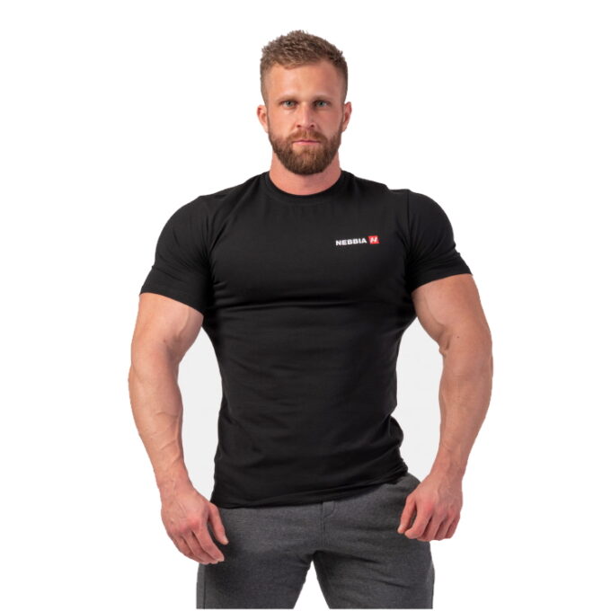 Nebbia Minimalist Logo 293 Black - XXL