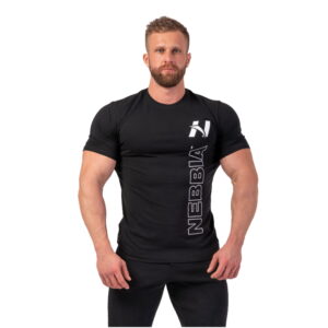 Nebbia Vertical Logo 293 Black - XXL