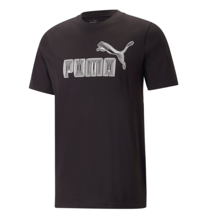 PUMA Pán. tričko Graphics No.1 Logo Farba: čierna