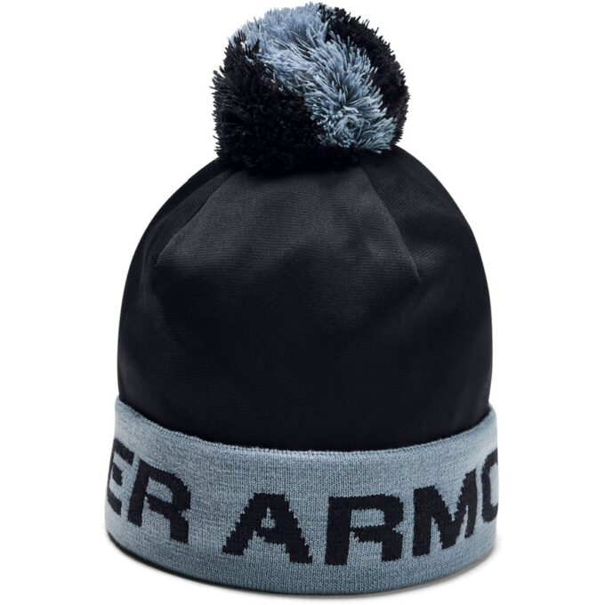 Under Armour Boy's Gametime Pom Beanie Black - OSFA