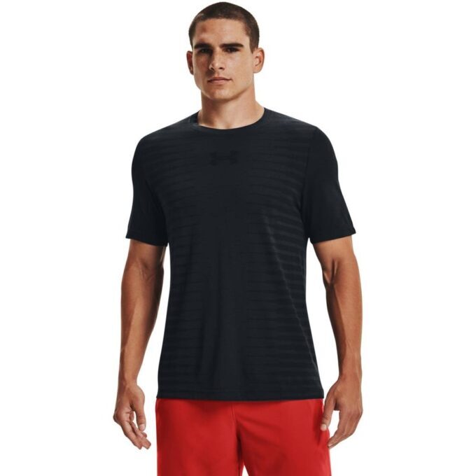 Under Armour Seamless Wordmark SS Black - M