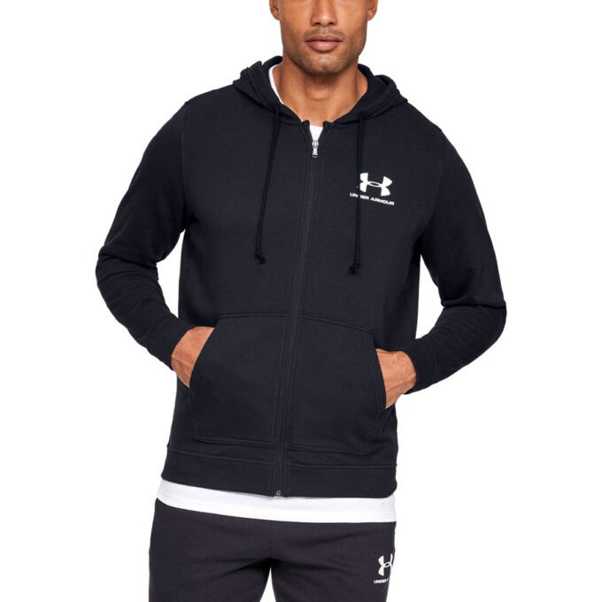 Under Armour Sportstyle Terry FZ Black - S