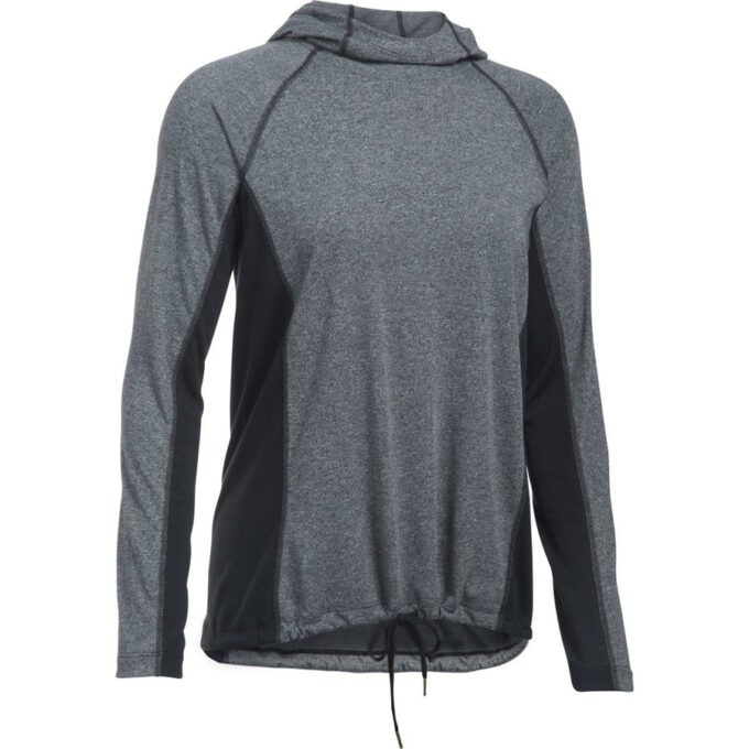 Under Armour Threadborne Train Hood Twist BLACK / BLACK / GRAPHITE - L