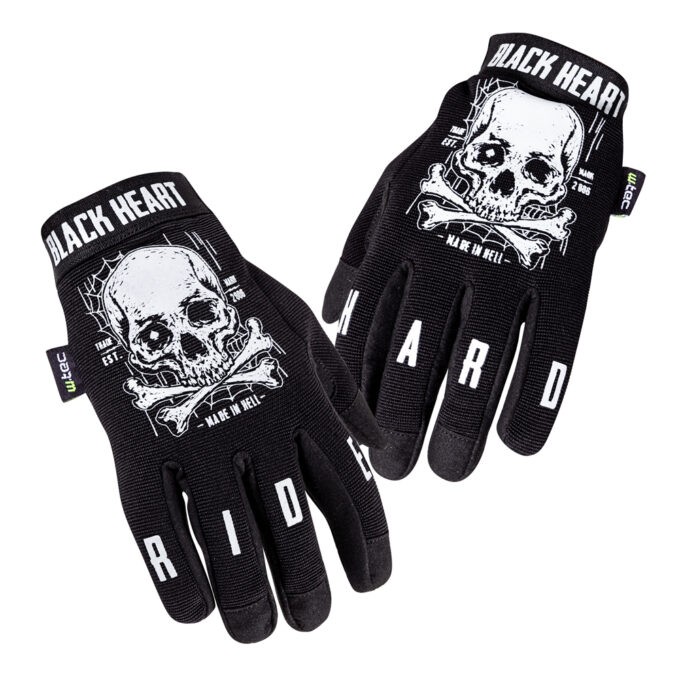 W-TEC Black Heart Web Skull čierna - S