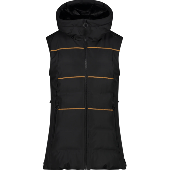 CMP Dám. vesta s kapucňou Woman Vest Fix Farba: čierna