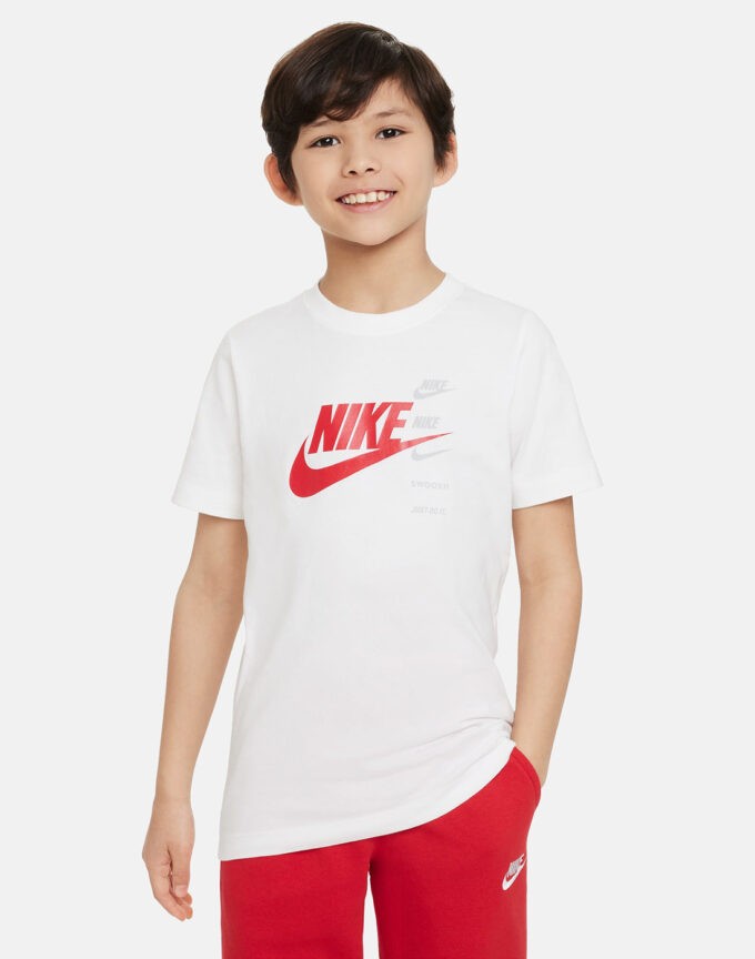 NIKE B NSW Chl. tričko SI SS TEE Farba: Biela