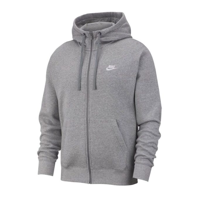 Nike pánska športová bunda Nsw Club Hoodie Farba: Šedá