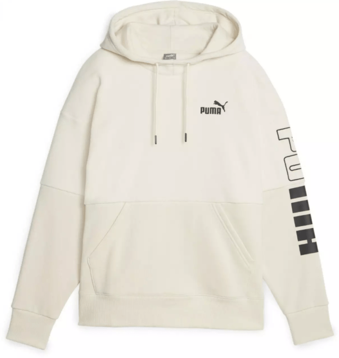 PUMA Dám. mikina s kapucňou Power Colorb Farba: Biela
