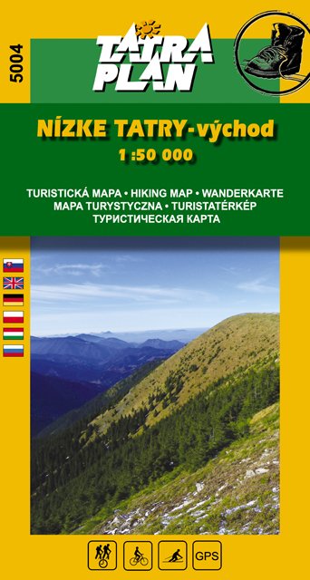 NÍZKE TATRY - východ 1:50 000