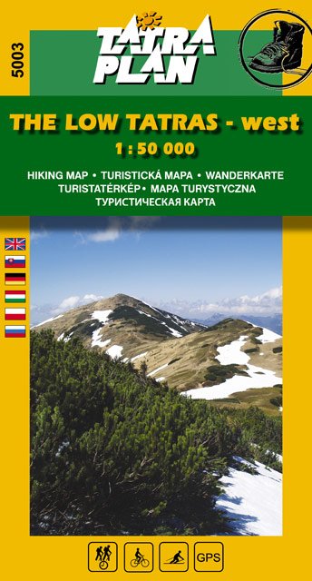 NÍZKE TATRY - západ 1:50 000