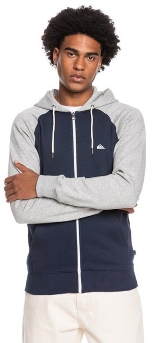 Quiksilver Everyday Colorblock Zip-Up Hoodie S