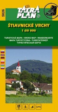 Štiavnické vrchy 1:50 000